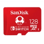 Tarjeta microSDXC SanDisk de 128GB Para Nintendo Switch (Lectura 100MB/s, Escritura 90MB/s)